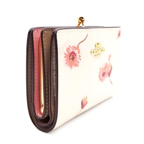 COACH（コーチ） 財布 サイフ 新品 フローラル 花柄 二つ折りがま口