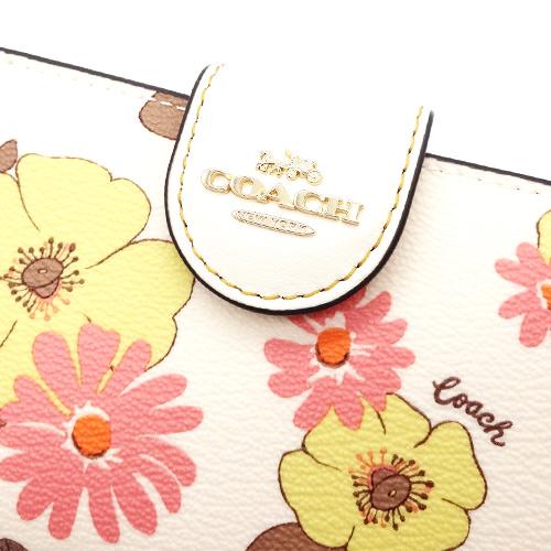 COACH（コーチ） 財布 二つ折り財布 新作 新品 花柄 フローラル