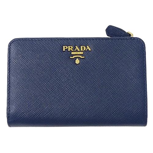 ♡PRADA ♡サフィアーノレザーネイビー PRADA サフィアーノレザー財布