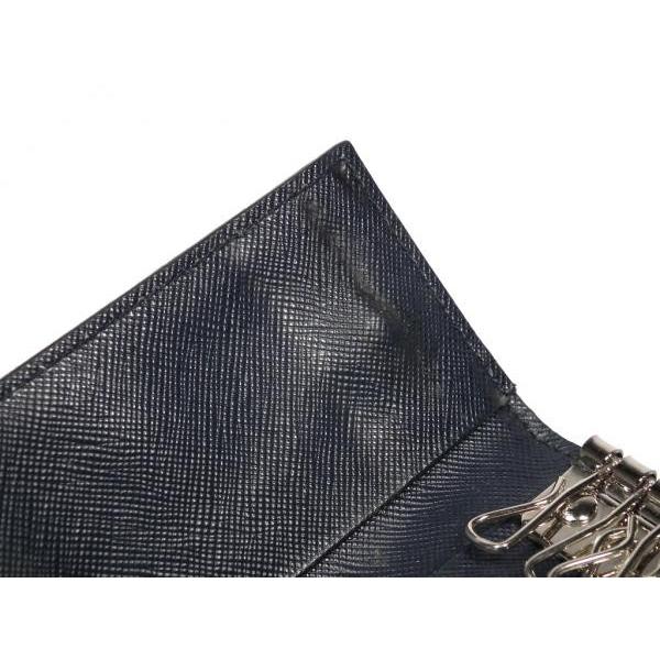 PRADA（プラダ） 6連 キーケース サフィアーノ 2M0025 濃紺