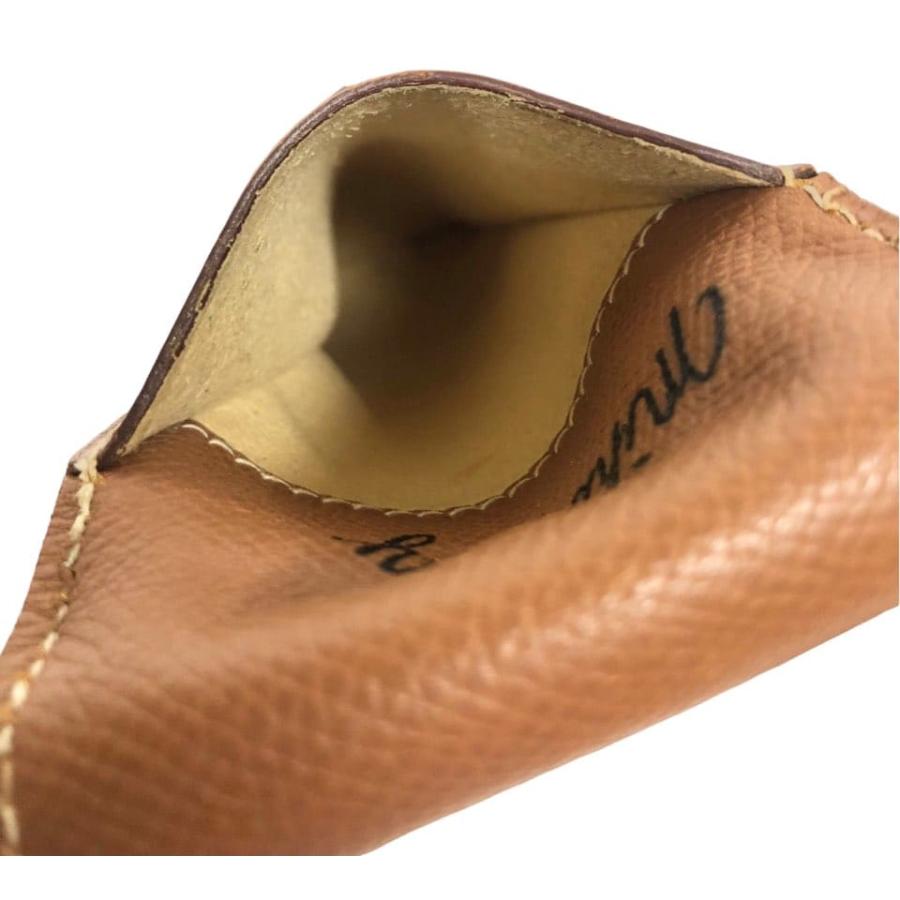 HERMES（エルメス） ペンケース 型押し レザー ス ブラウン 筆記用具