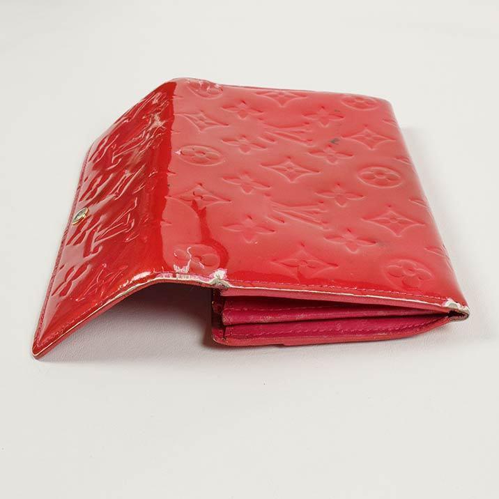 ルイヴィトン 長財布 LOUIS VUITTON 破格本物 ヴェルニ ポルトフォイユ