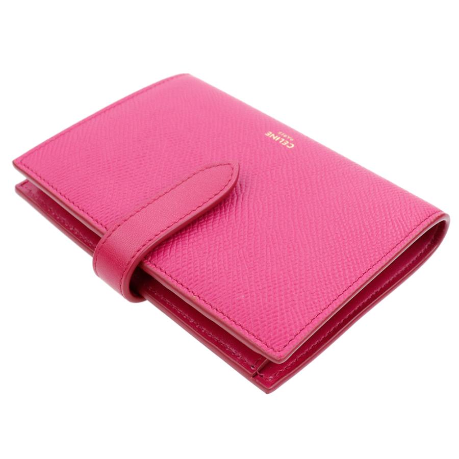 CELINE（セリーヌ） 財布 二つ折り ベルトフラップ ミディアム