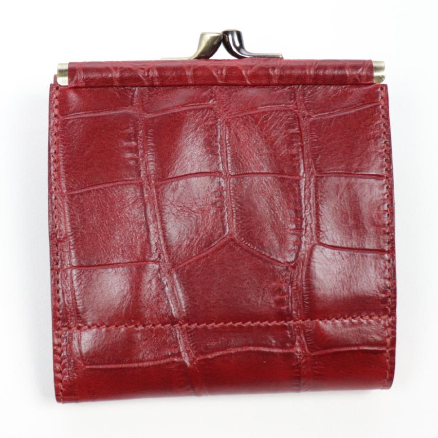 IL BISONTE（イルビゾンテ） 財布 二つ折り がま口 小銭入れ付き