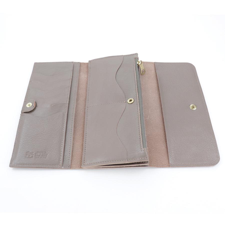 IL BISONTE（イルビゾンテ） 長財布 三つ折り トルトラ グレージュ