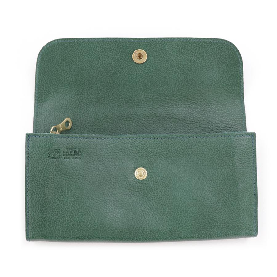 IL BISONTE（イルビゾンテ） 長財布 二つ折り レザー 本革 ヴェルデ