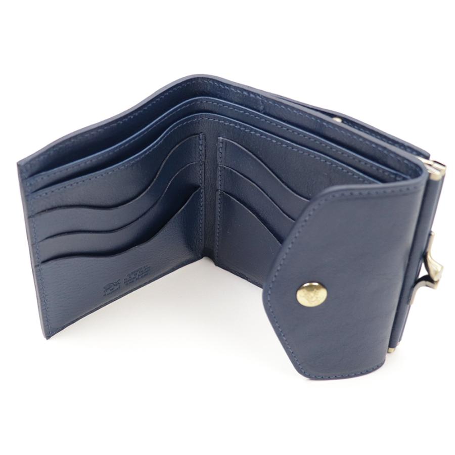 IL BISONTE（イルビゾンテ） 財布 二つ折り がま口 レザー 本革