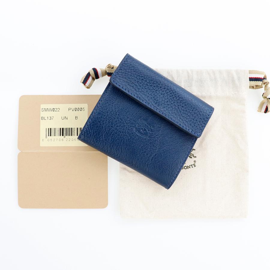 ショップ 新品 イルビゾンテ 本革 レザー 三つ折り 財布 ウォレット