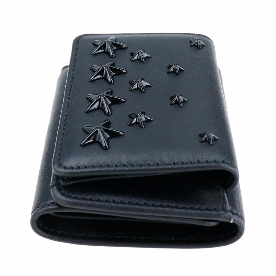 JIMMY CHOO（ジミーチュウ） 折財布 三つ折り レザー 本革 NEMO AOR