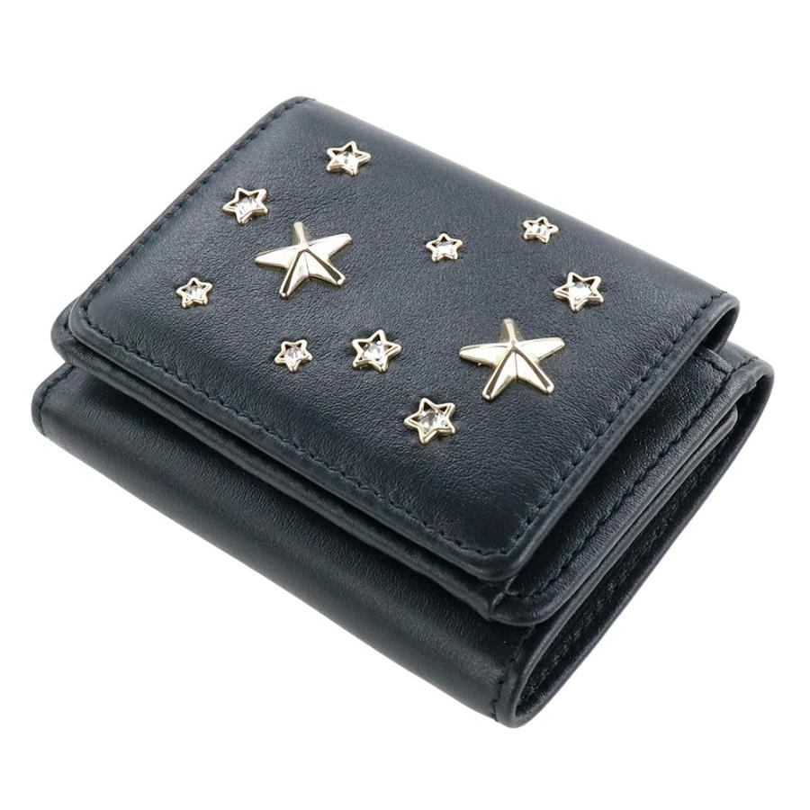 JIMMY CHOO（ジミーチュウ） 財布 三つ折り Jimmy Choo NEMO CZN BLACK