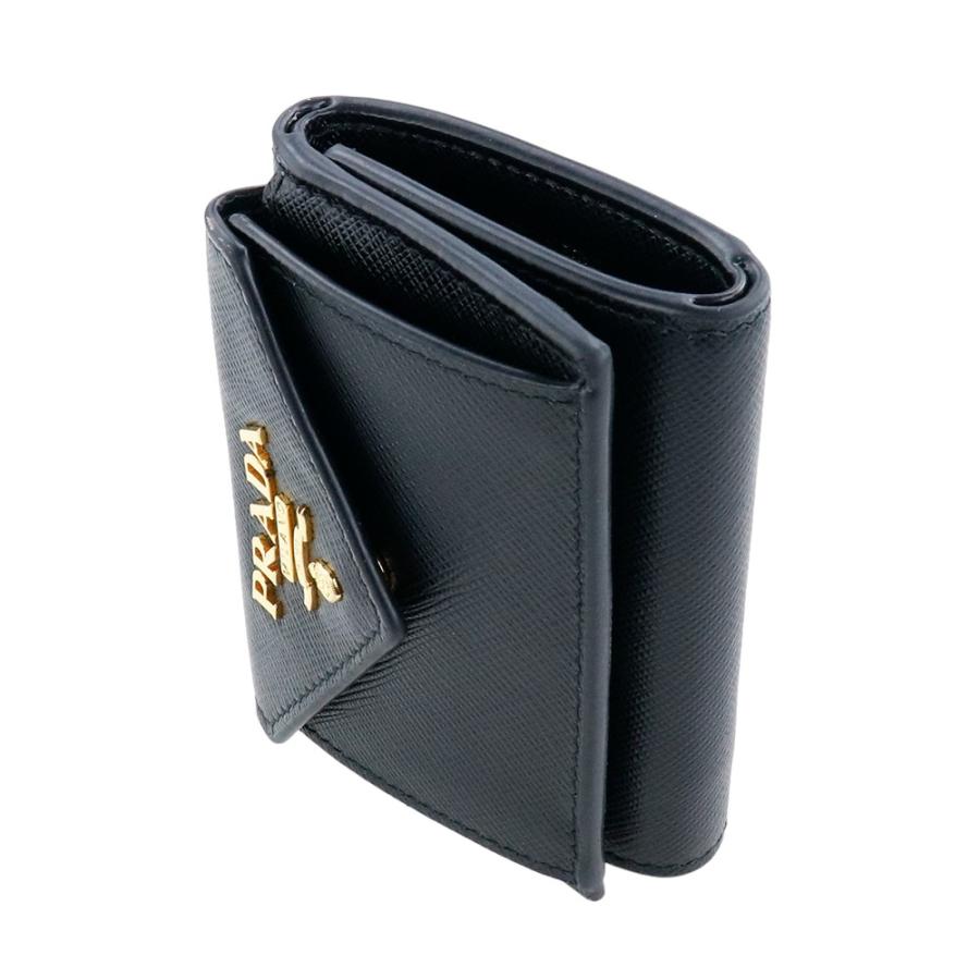 PRADA（プラダ） 財布 三つ折り ミニ財布 1MH021 QWA サフィアーノ