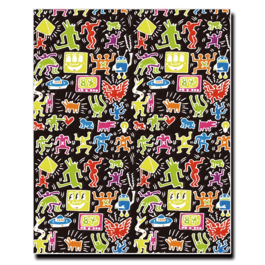 アート パネル キースヘリング keith haring キャンバス ファブリック