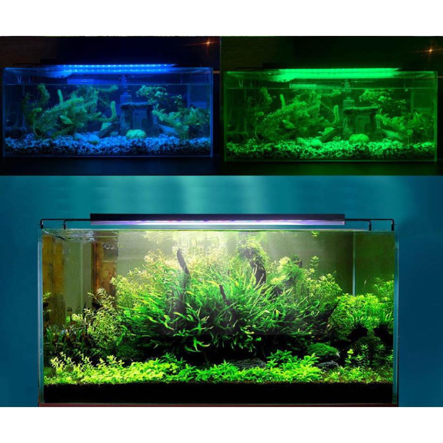 LED 水槽 アクアリウムライト 水槽ライト 90cm〜100cm 36W 1100lm 水槽