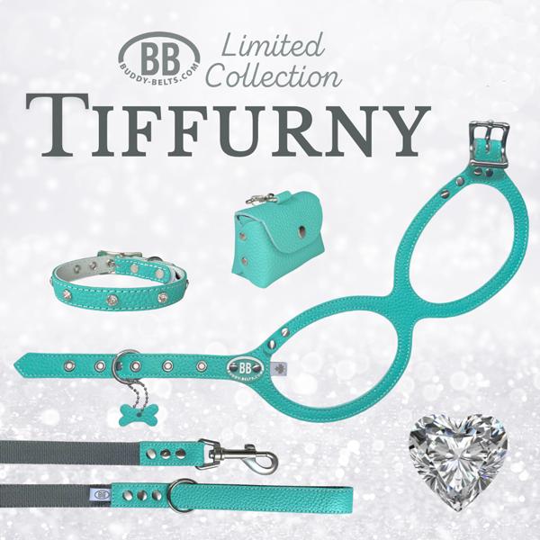 バディーベルト ハーネス 2.5号 ロビンズエッグブルー スワロフスキー