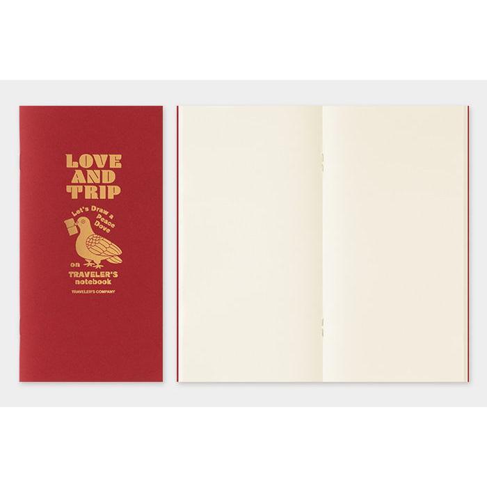 限定品 TRAVELER'S notebook LOVE AND TRIP RED」トラベラーズノート