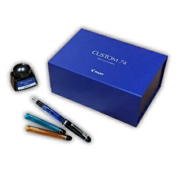 パイロット 万年筆 カスタム74 ブラック ＜カートリッジインクおまけ