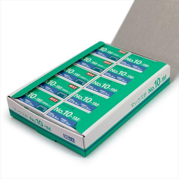 マックス（MAX） ホチキス針 NO.10-1M 1000本x20箱 : ブングショップ