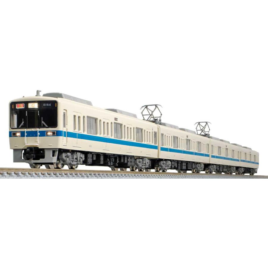 小田急 8000形 4両 更新車 Mなし編成 ブランドロゴ付 1両ライト加工有