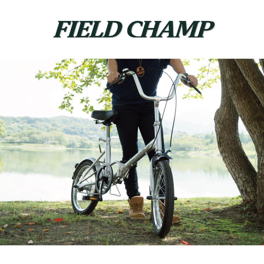 自転車 折りたたみ FIELD CHAMP 16インチ シングルギア mim-no72750