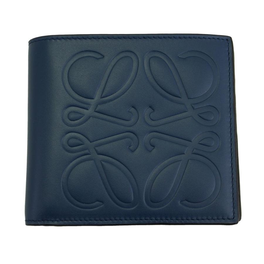 LOEWE（ロエベ） 財布 メンズ 二つ折り札入れ アナグラムロゴ スムース