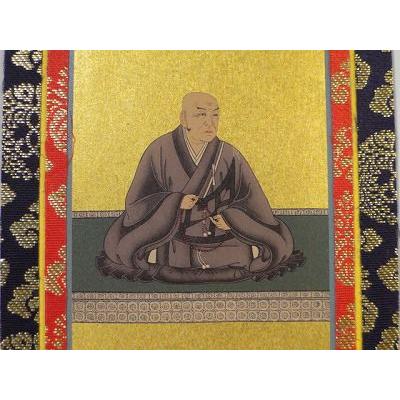 掛け軸 上仕立て3福一組20代（浄土真宗本願寺派（お西）用）脇絵像