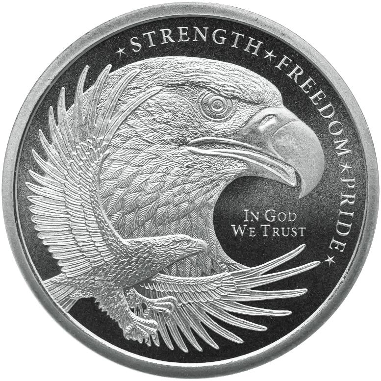 保証書付 アメリカ アステカ銀貨 1トロイオンス 純銀 保証書付