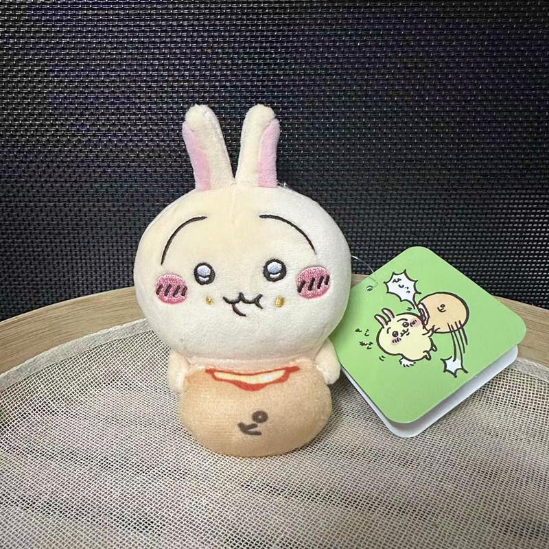 ちいかわ うさぎ ぬいぐるみ・マスコット ストラップ ぬいぐるみバッジ