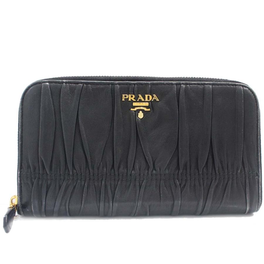 PRADA（プラダ） ラウンドファスナー マテラッセ 長財布 レディース