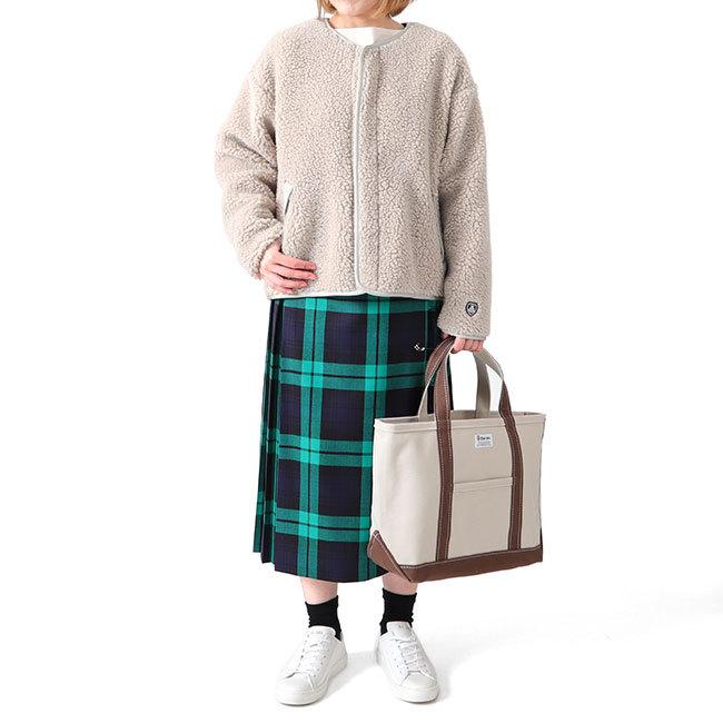 ORCIVAL オーシバル ウールボア カラーレス ジャケット OR-A0232 WBA