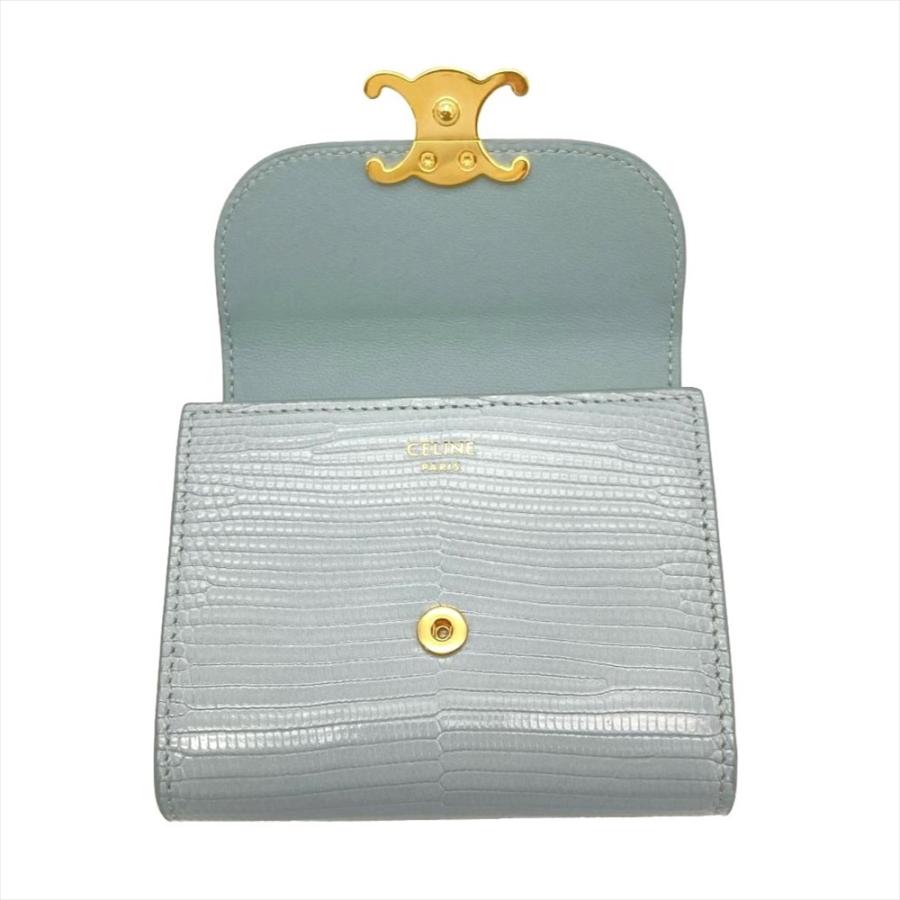 TRIOMPHE セリーヌ CELINE トリオンフ スモール フラップウォレット 三