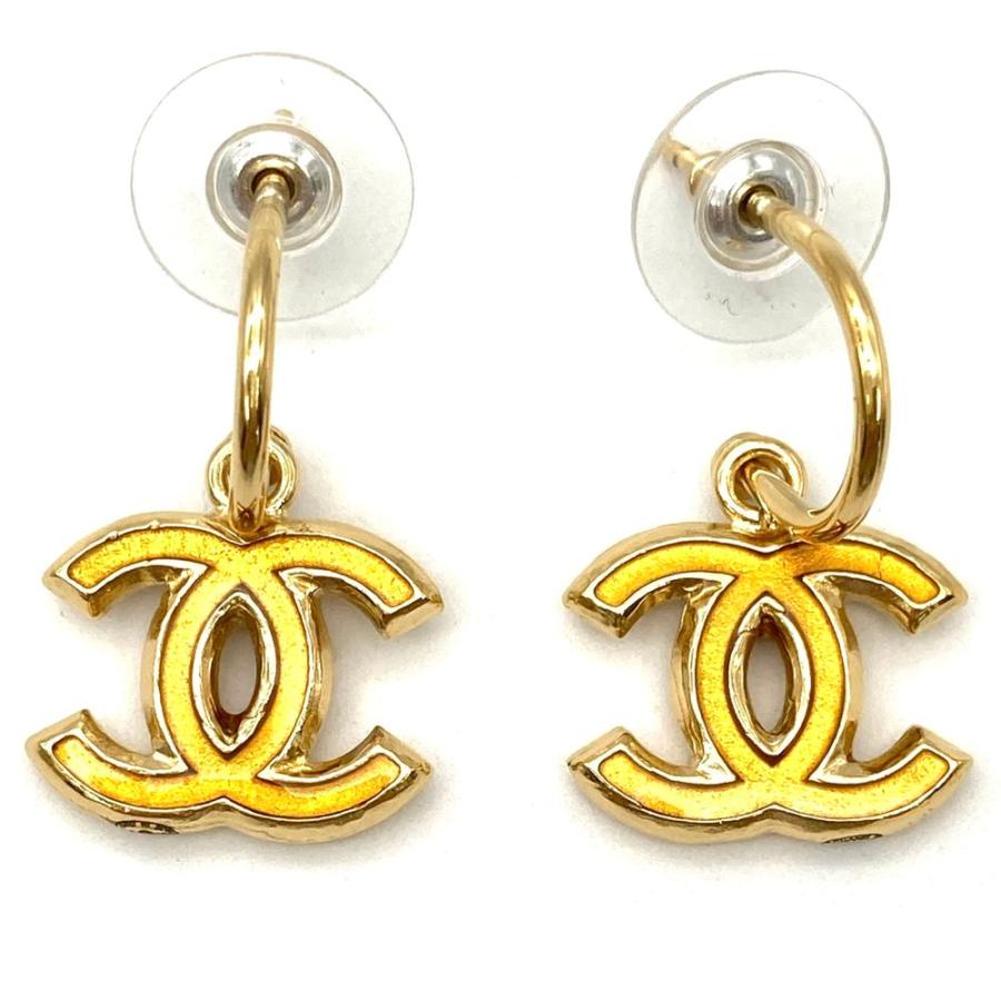 CHANEL（シャネル） ココマーク ピアス メタル レジン 11C ゴールド