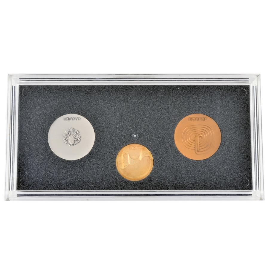 EXPO'70 日本万国博覧会記念メダル 金 銀 銅 3枚セット 大阪万博