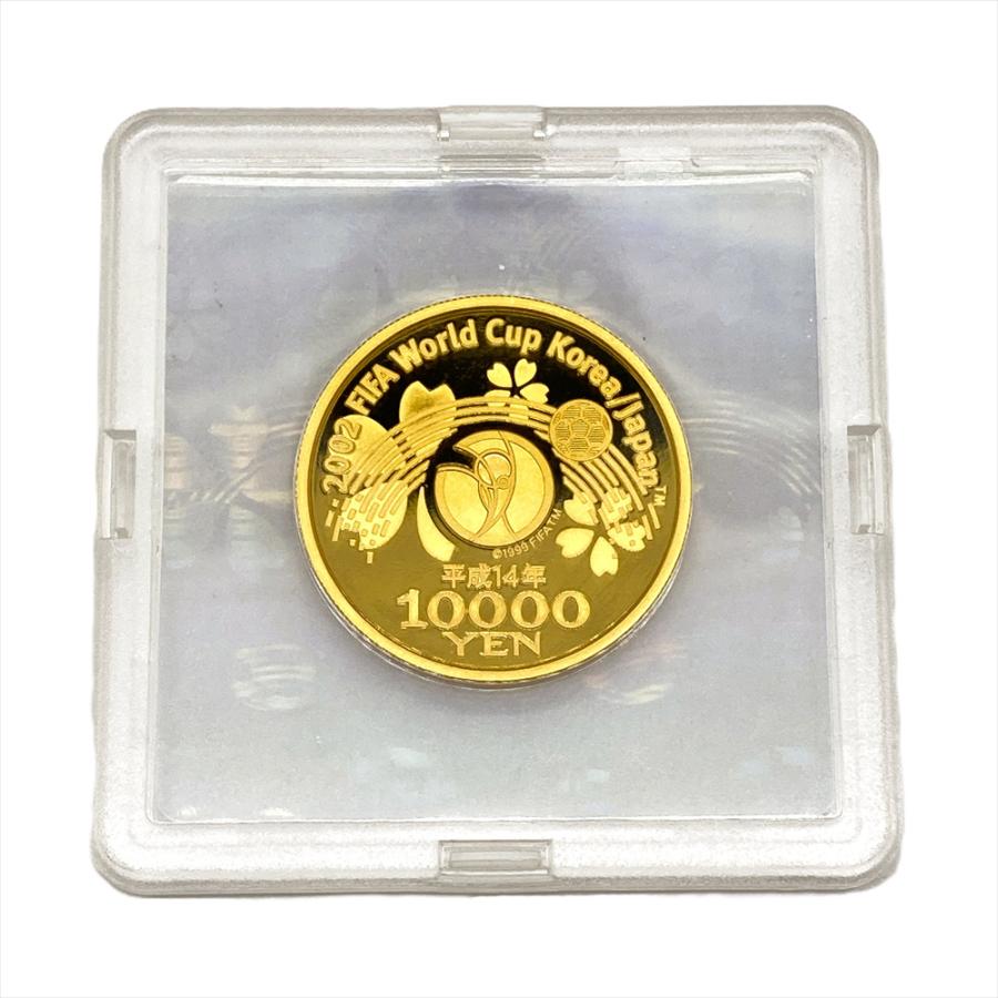 FIFA 日韓ワールドカップ記念 1万円 プルーフ金貨 純金 15.6g 金貨