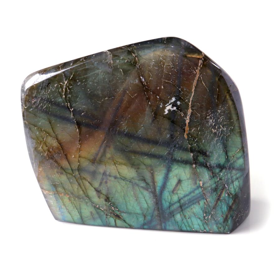 GOLD STONE ラブラドライト 原石 鉱物 610g 1点もの シラー 天然石