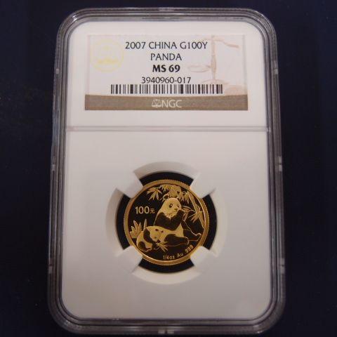 中国 パンダ金貨1／4オンス 2007年 : Gold Tohki - 通販 - Yahoo