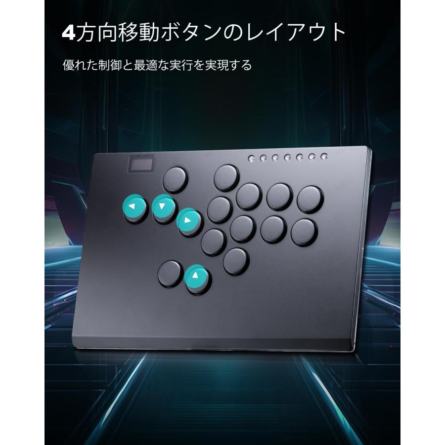 レバーレス アケコン レバーレスコントローラー CosmoxGaming M16 PLUS