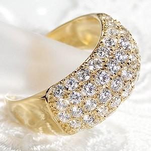 ダイヤモンドリング パヴェ リング 指輪 ダイヤモンド 18k 18金 3