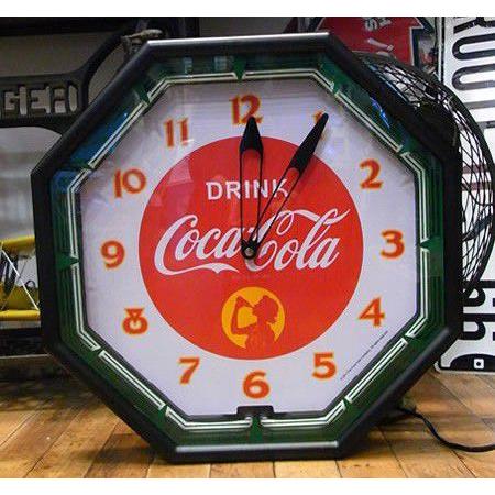 Coca Cola（コカコーラ） ネオンクロック ネオン管 インテリア