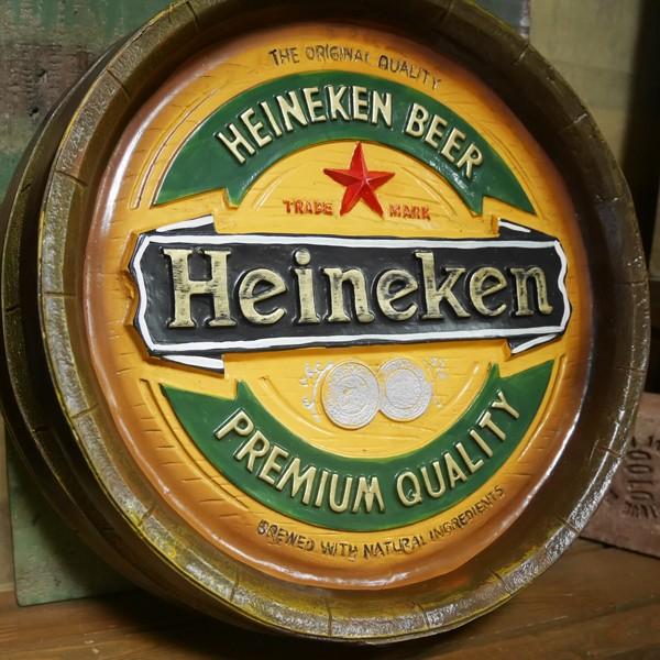 ハイネケン バレルサイン 樽型 木製看板 インテリア Heineken