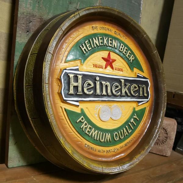 ハイネケン バレルサイン 樽型 木製看板 インテリア Heineken