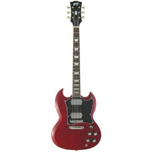 BLITZbyARIA 】ブリッツ エレキギター SGタイプ ワインレッド ソフト