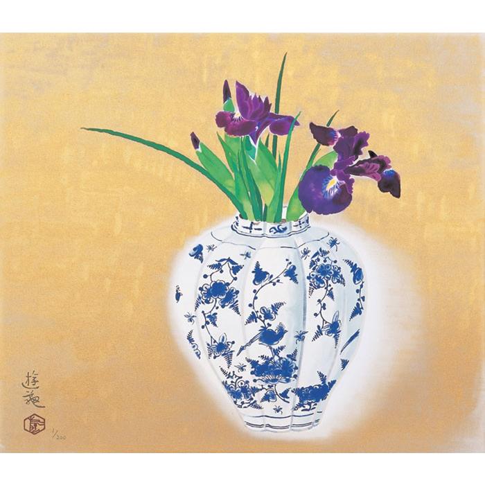 小倉遊亀 『洋壺』（ようこ） 彩美版・シルクスクリーン手刷り・一部本