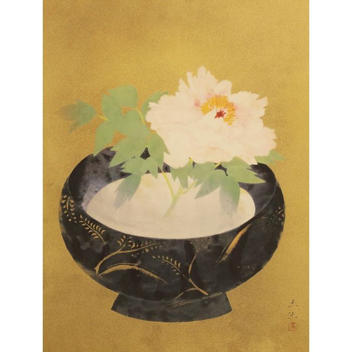 奥村土牛 『牡丹』 高品質複製画 絵画 日本画 花 春 送料無料 : 内田