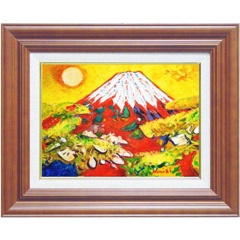 油絵 方冰山 80×80cm 額縁付き 油絵 方冰山 80×80cm 額縁付き