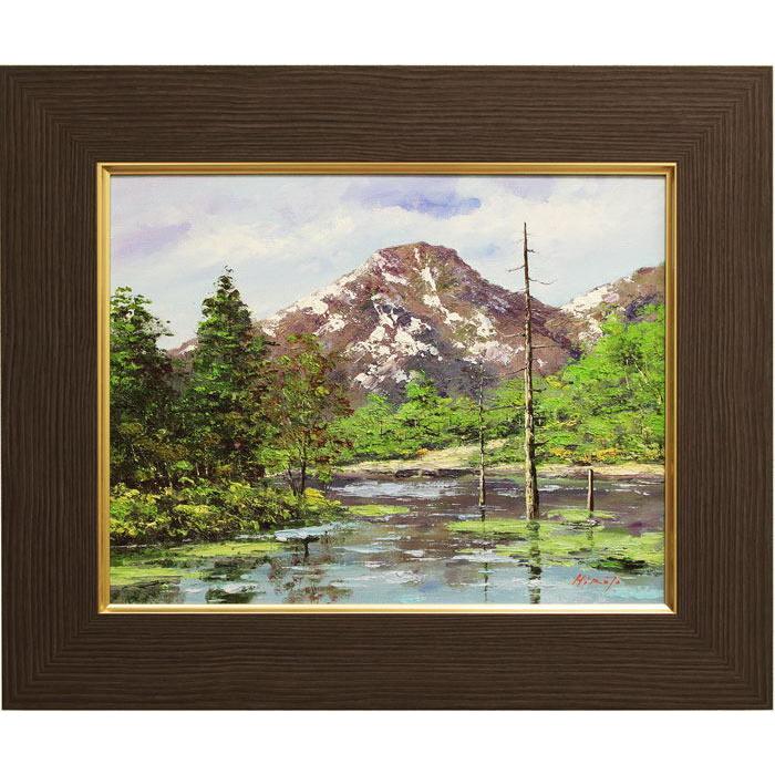 油彩 風景画 ガラスあり額縁 油彩 風景画 ガラスあり額縁