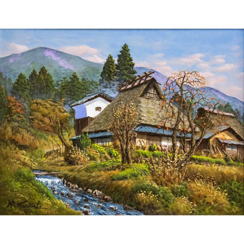 絵画 540 油絵/風景/街角/東京/秋葉原電気街/山手線/F10号 【公式通販】