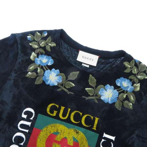 GUCCI（グッチ） Tシャツ フローラル ヴィンテージ加工 メンズサイズM