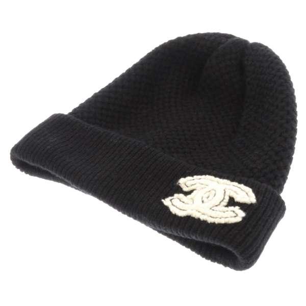 CHANEL（シャネル） ニット帽 ココマーク カシミヤ 帽子 黒 : GALLERY