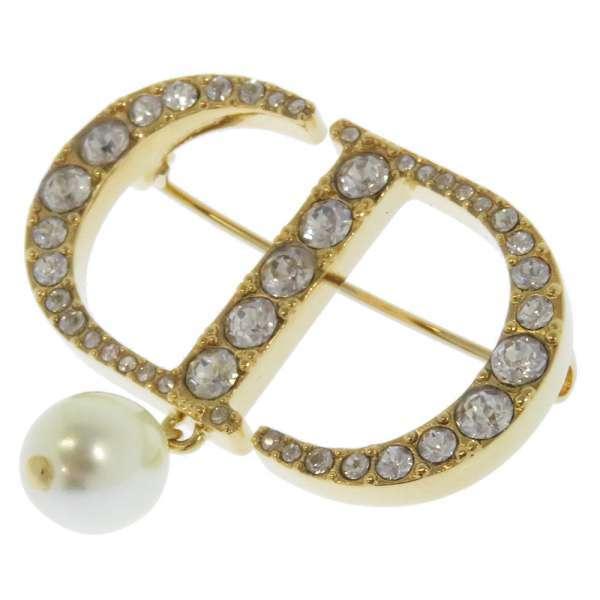 Christian Dior（クリスチャン・ディオール） ブローチ プチ CD Petit