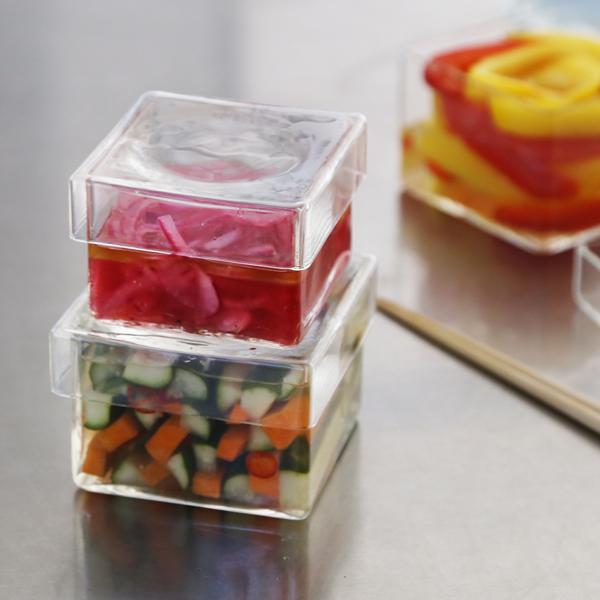 木村硝子店 ベジカク L 保存容器 ガラス容器 四角 ガラス 小物入れ